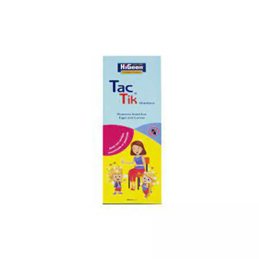 Higeen TacTik Anti Lice Shampoo 150ml + Comb Free