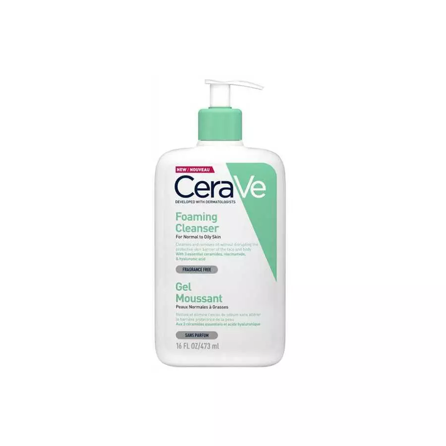 CeraVe Foaming Cleanser for Normal to Oily Skin 473ML