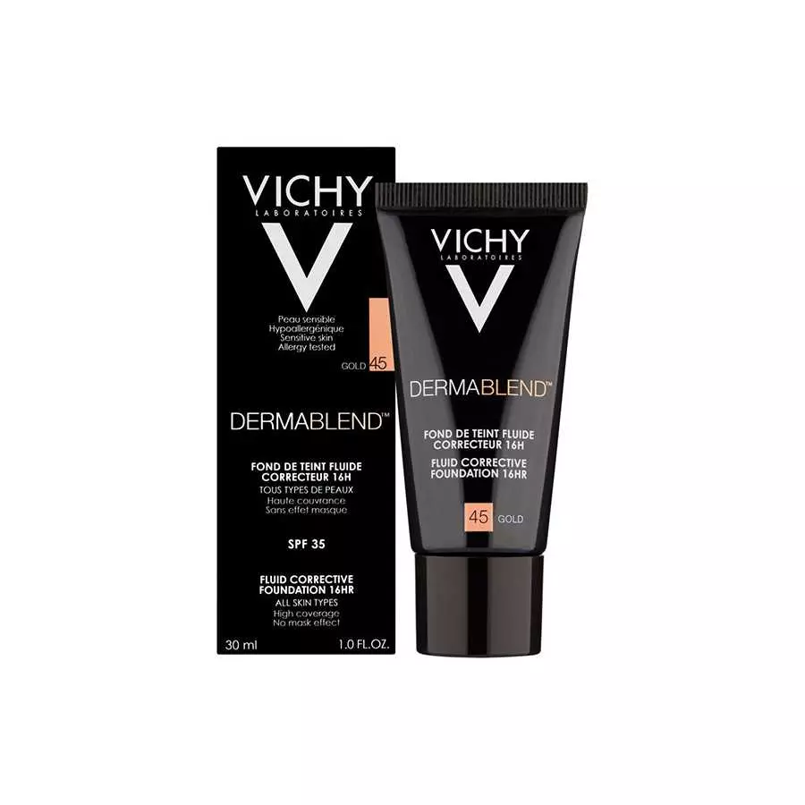 Vichy Dermablend Correction Foundation 45 Gold 30Ml