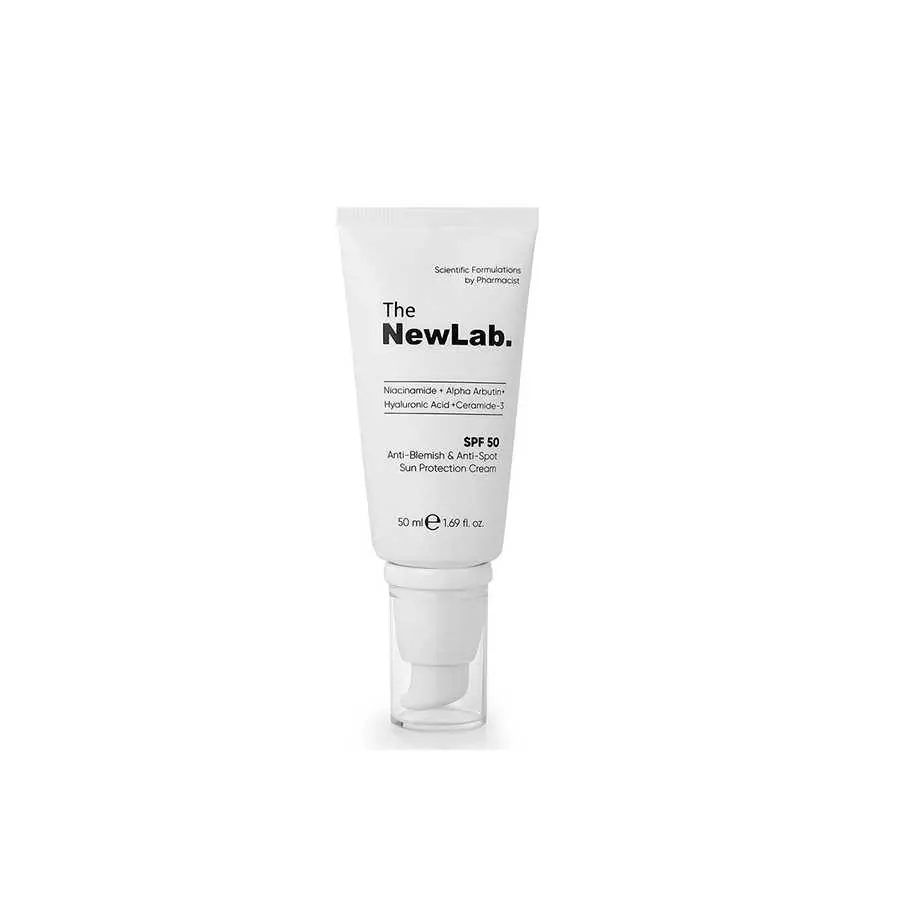 The NewLab Anti-Blemish & Anti-Spot Sun Protection Cream SPF50, 50ML