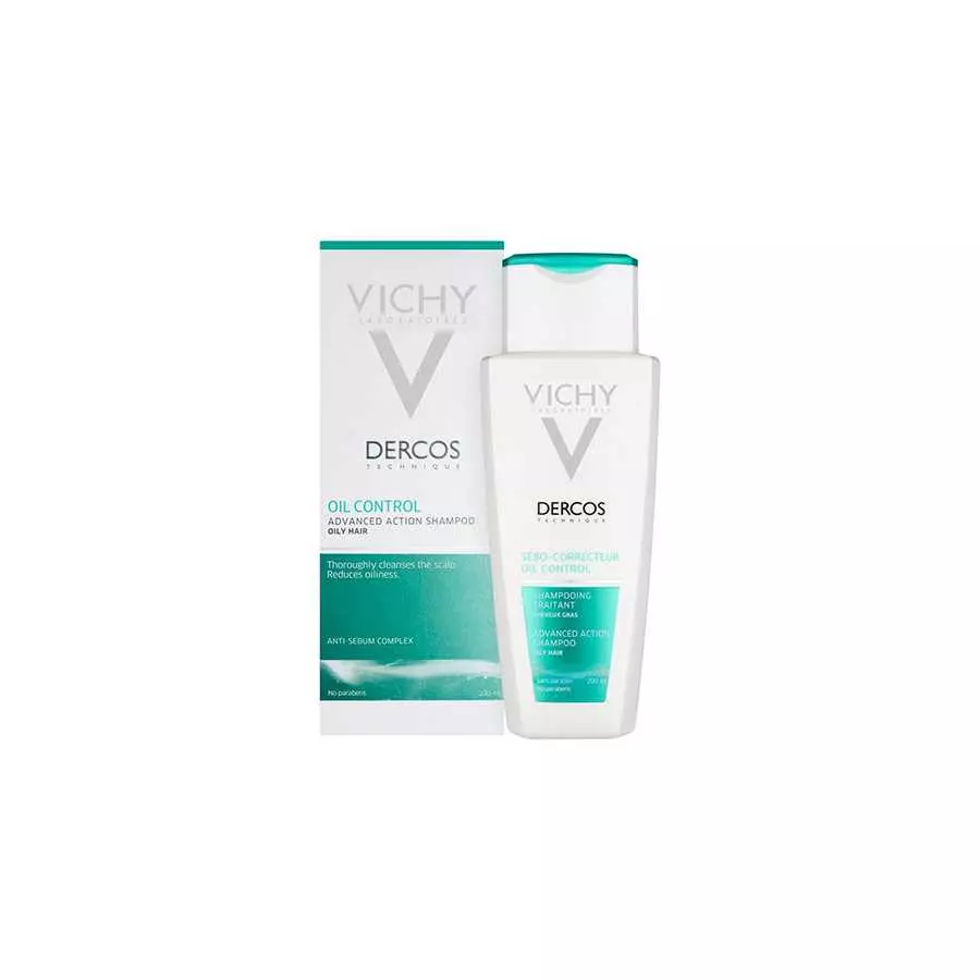 Vichy Dercos Oil Control For Oily Hair Shampoo 200Ml