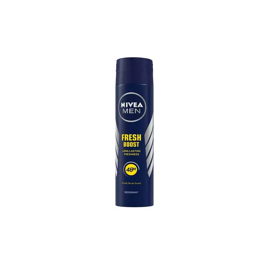 Nivea Men Fresh Boost Spray Deodorant 150Ml
