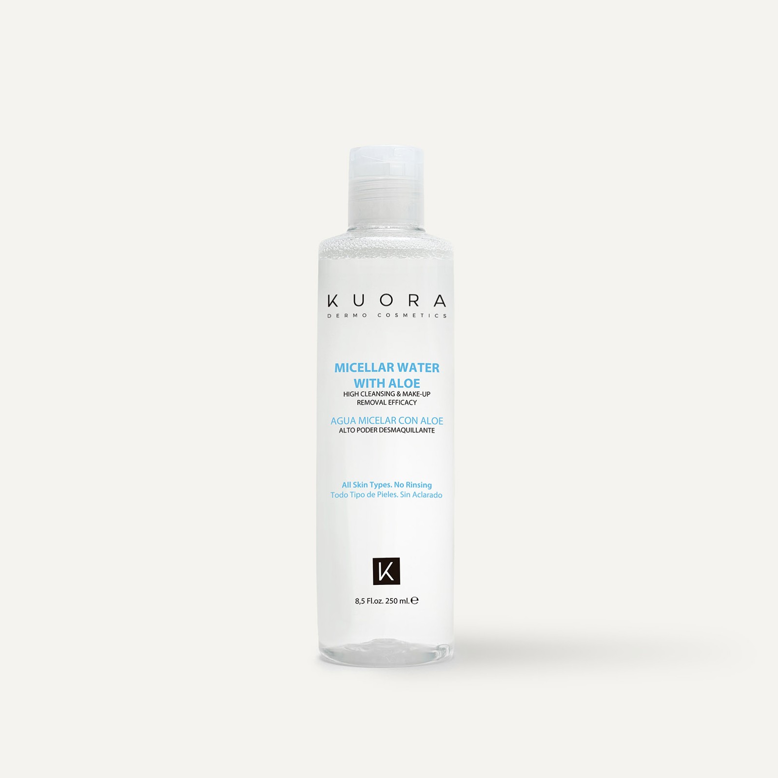 KUORA MICELLAR WATER WITH ALOE 250 ML 