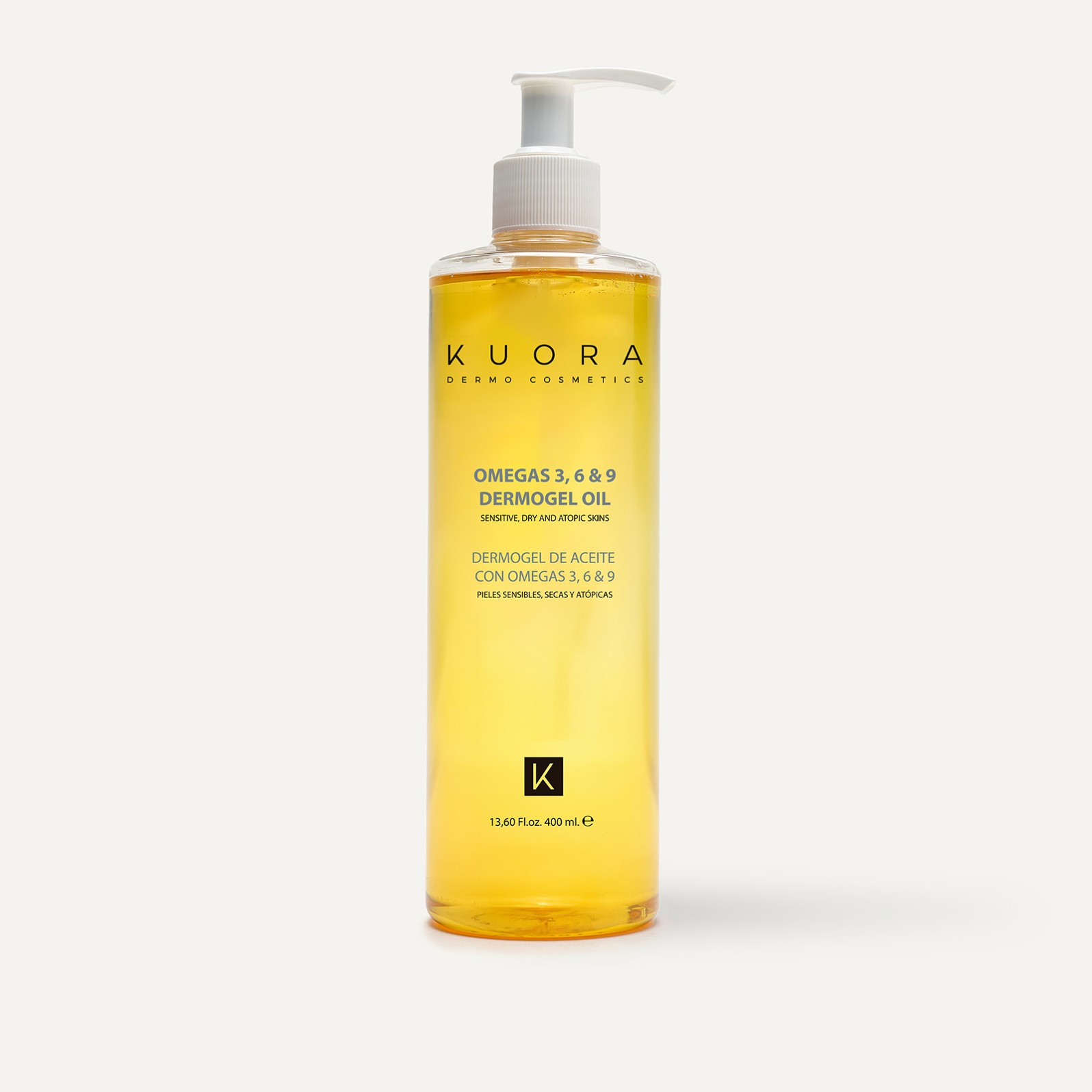 KUORA OMEGAS 3, 6 & 9 DERMOGEL OIL 400 ML