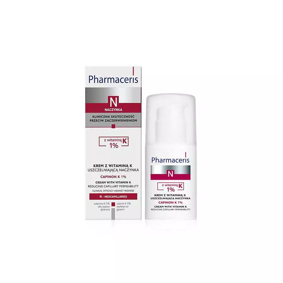 Pharmaceris N Cream With Capinon K 1% Reducing Capillary Permeability 30ML