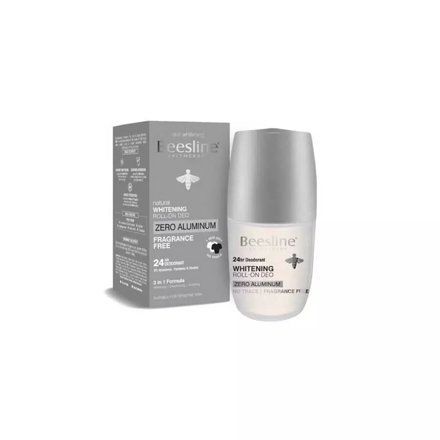 Beesline Whitening Deodorant Silver Fragrance Free 50Ml