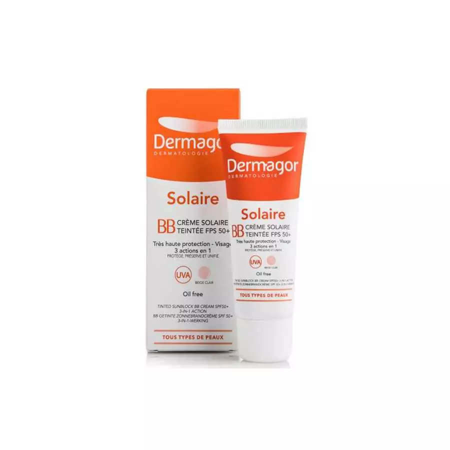 Dermagor Solaire BB Tinted Sun Cream SPF 50+, 40Ml