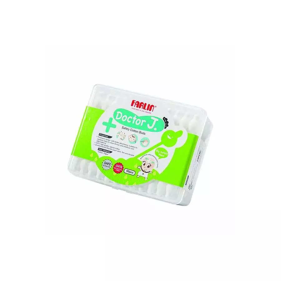 Farlin Paper Stem Safety Cotton Bud 60 Pieces