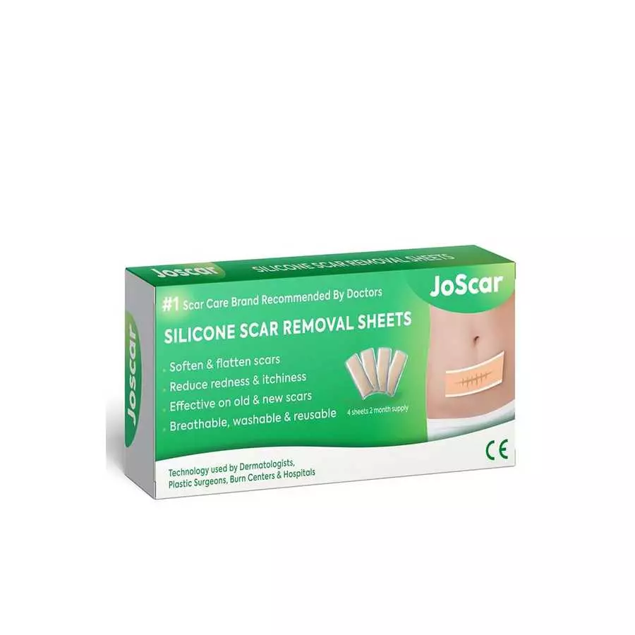 JoScar Silicon Scar Removal Sheets 4Pcs