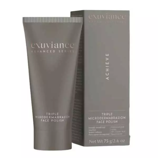 Exuviance Triple Microdermabrasion Face Polish Treatment 75G