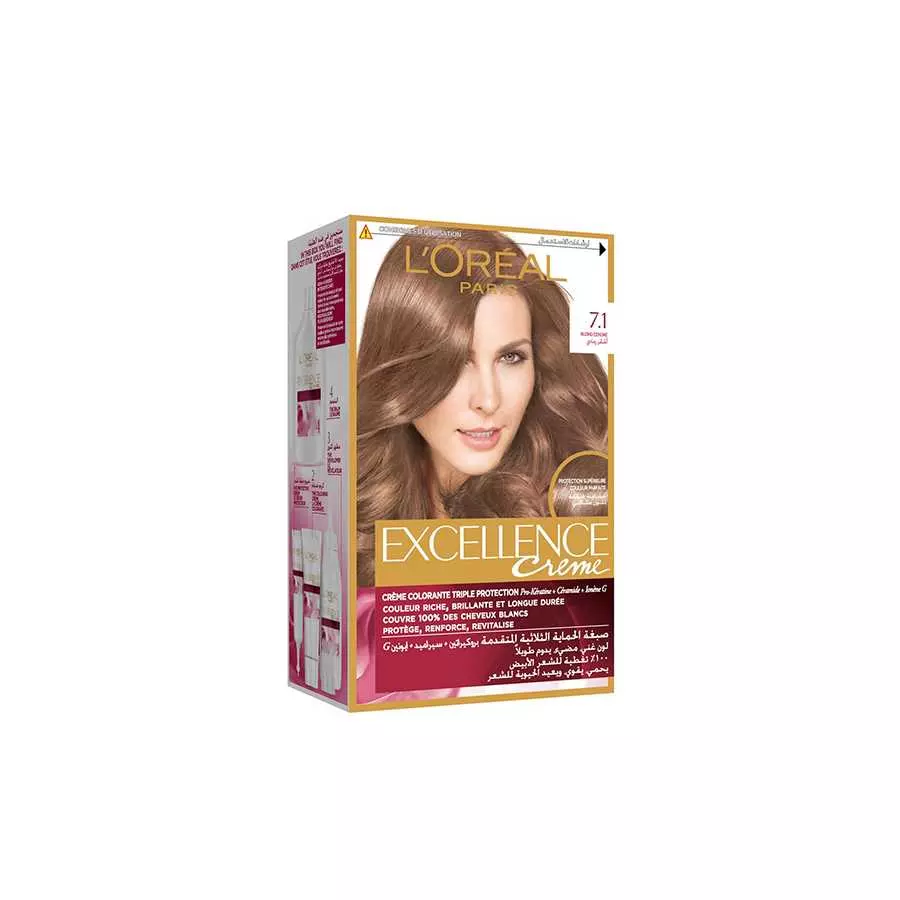 Loreal Excellence Ash Blonde Color No. (7.1)