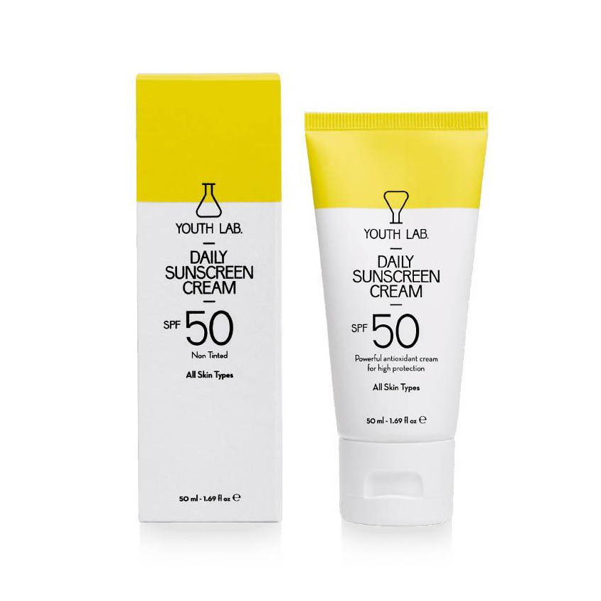 YOUTH LAB Daily Sunscreen Cream SPF 50  All Skin Types 50 ml