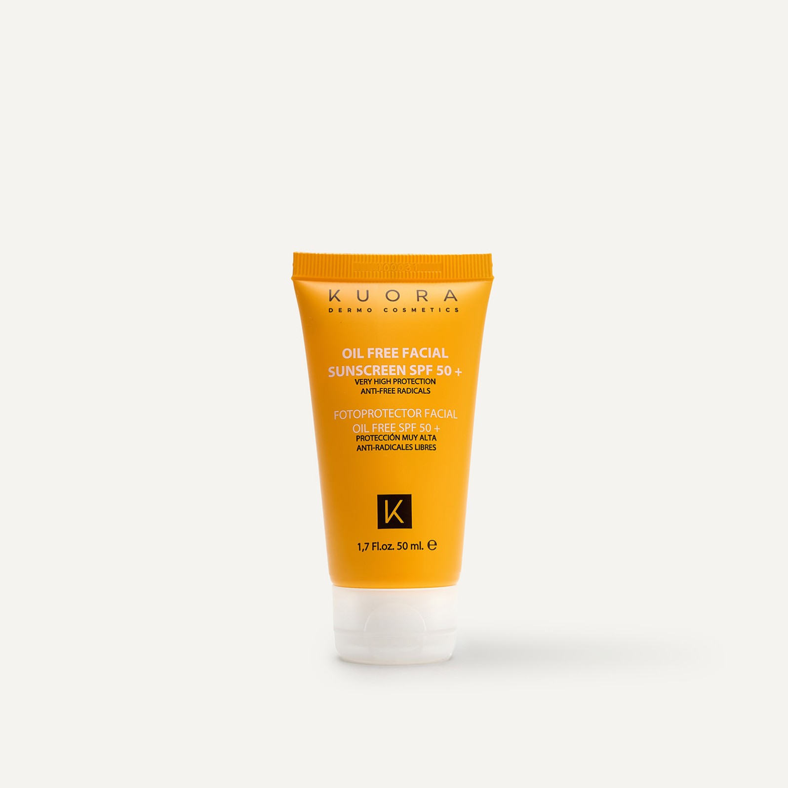 KUORA OIL FREE FACIAL SUNSCREEN SPF 50+ / 50 ML
