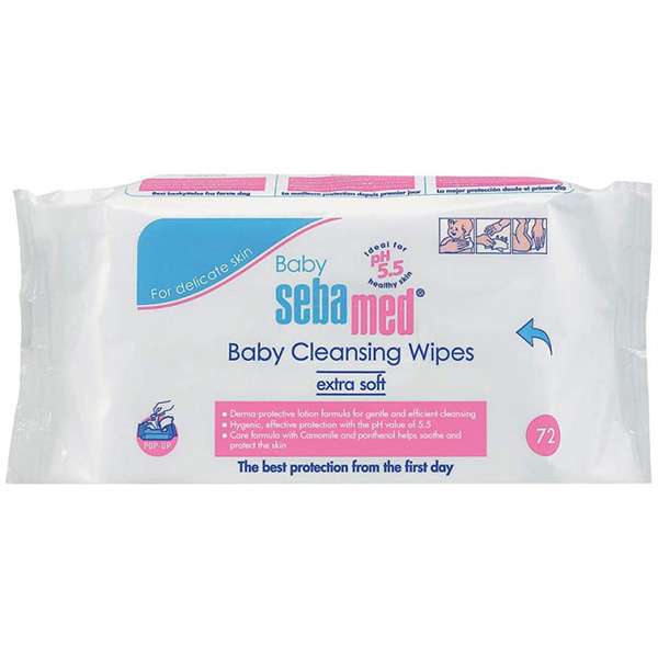 Sebamed Baby Wipes 72 Tissue