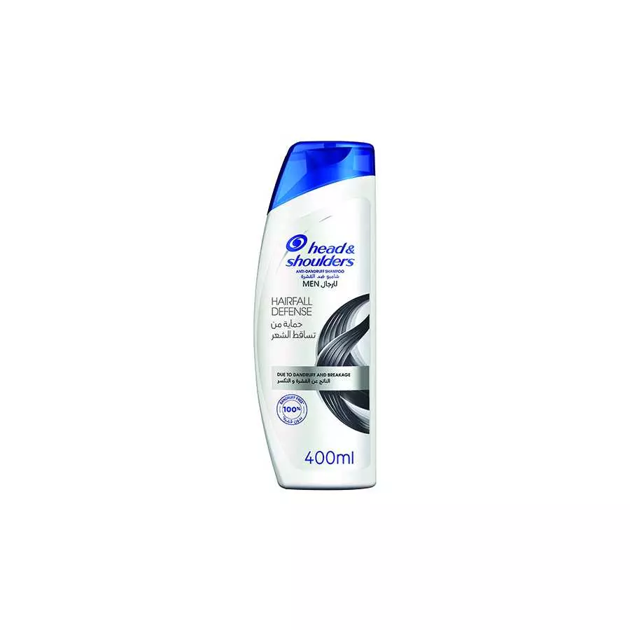 Head And Shoulders Hairfall Defense Hair Shampoo For Men 400Ml